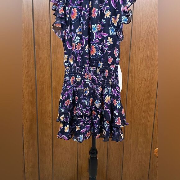Ramy Brook Averill Ruffled Floral Mini Dress size XXS - Picture 7 of 11